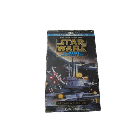 Vintage Star Wars X-Wing Krytos Trap Audiobook Cassette Michael Stackpole - Picture 2 of 6